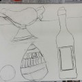 油絵は木炭デッサンから始めます! 油絵は木炭デッサンから始めます!