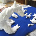 紙粘土で恐竜ワールド 紙粘土で恐竜ワールド
