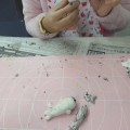 油絵の合間も自由に制作! 油絵の合間も自由に制作!
