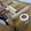 木工で椅子作り!木材の組み上げがんばりました。 木工で椅子作り!木材の組み上げがんばりました。