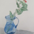 ヒペリカム(実の植物)を描く ヒペリカム(実の植物)を描く