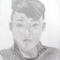 自画像を描く 自画像を描く