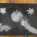 自分の手を描いてみる!! 自分の手を描いてみる!!