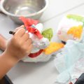 張り子 -色のある和紙で装飾- 張り子 -色のある和紙で装飾-
