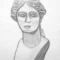 石膏像を描く 石膏像を描く
