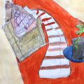 貝殻と植物の組みモチーフから 貝殻と植物の組みモチーフから
