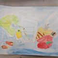 6月の静物水彩画1 6月の静物水彩画1