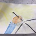 何かを持った手を描く1 何かを持った手を描く1