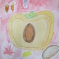 本のある静物画、果実の想定画(デッサン絵画木曜クラス) 本のある静物画、果実の想定画(デッサン絵画木曜クラス)