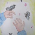 手がテーマの想定画(デッサン絵画木曜クラス) 手がテーマの想定画(デッサン絵画木曜クラス)