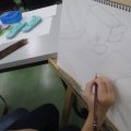 静物画の制作風景(デッサン絵画木曜クラス) 静物画の制作風景(デッサン絵画木曜クラス)
